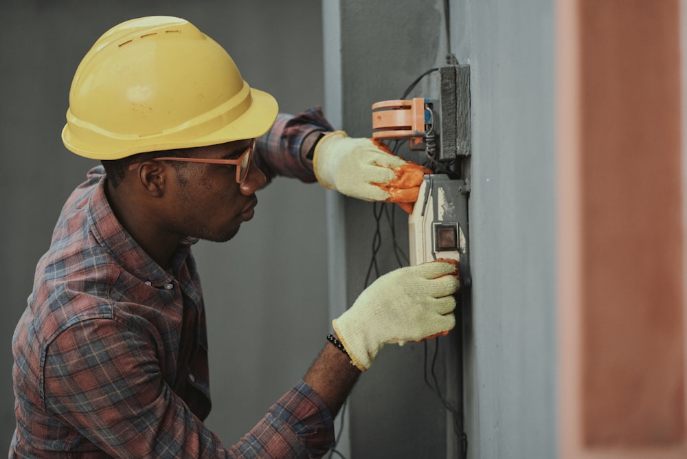 Licensed Summit technician on a service call
